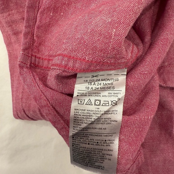 Janie and Jack Button Down - Picture 3 of 4